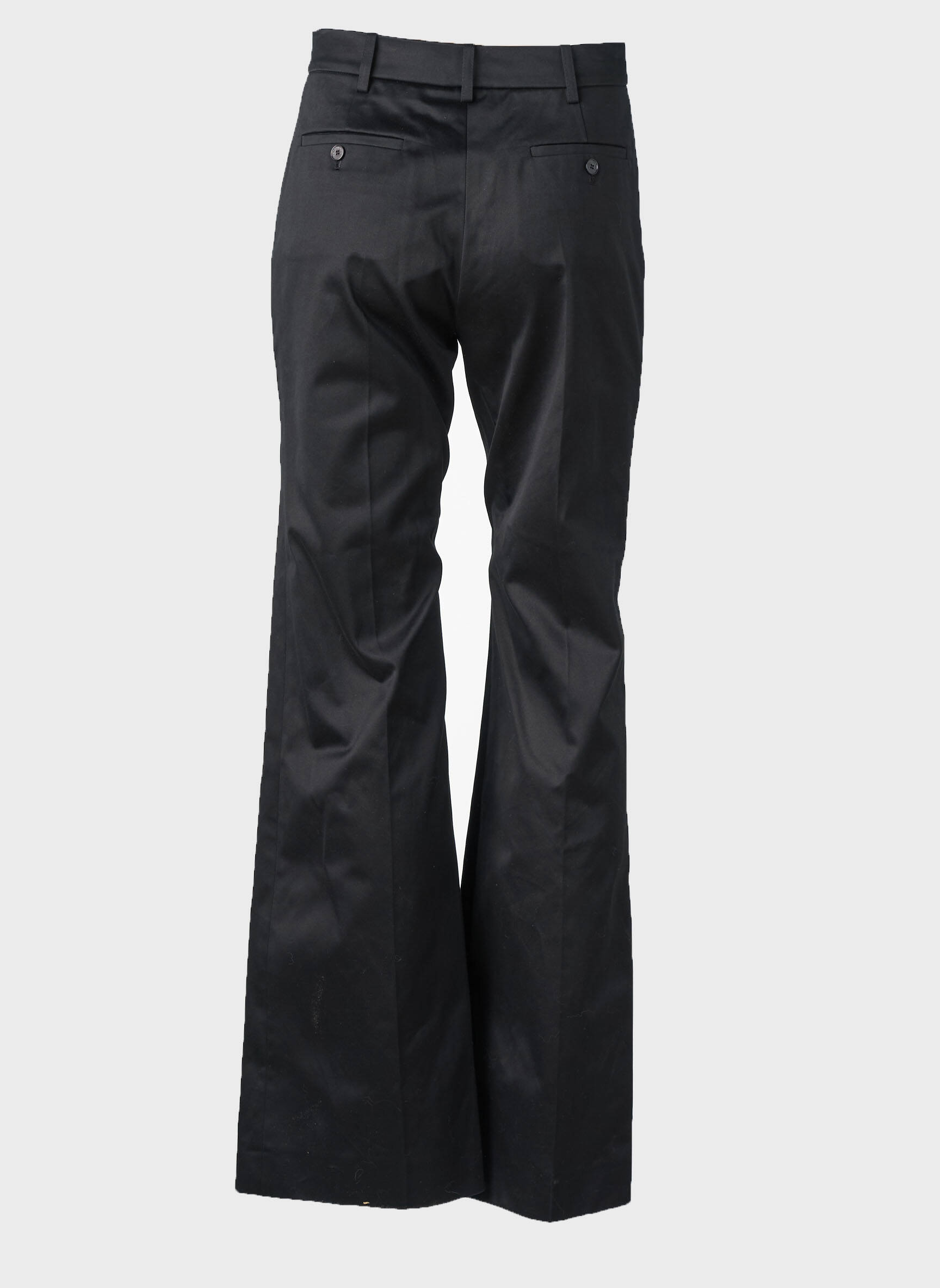 Pantalon flare stretch taille normale noir LAURENCE BRAS femme