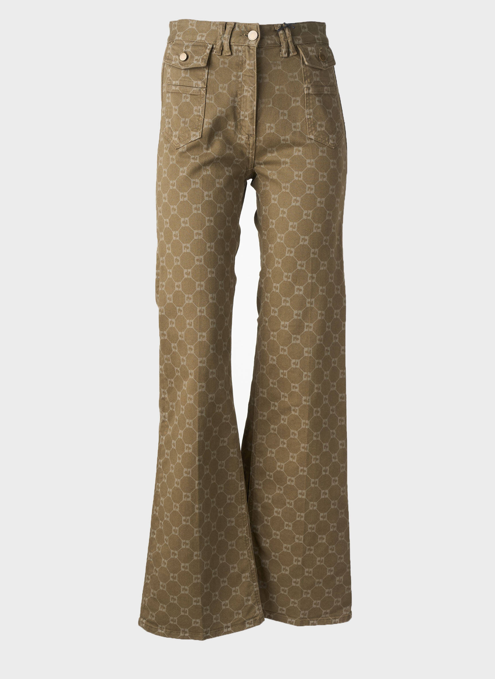 Jean coupe flare stretch taille normale vert GERARD DAREL femme