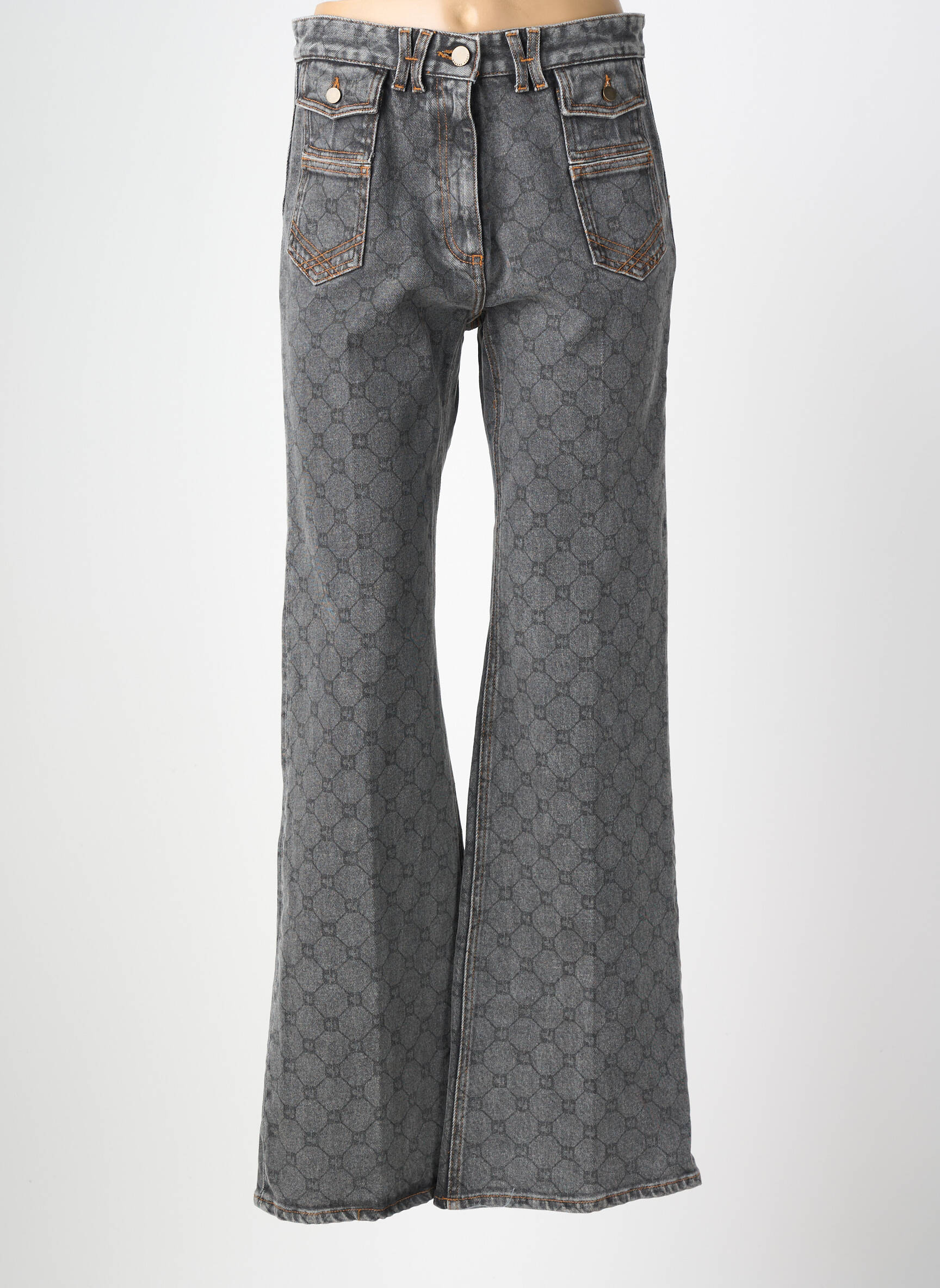 Jean coupe flare stretch taille normale gris GERARD DAREL femme