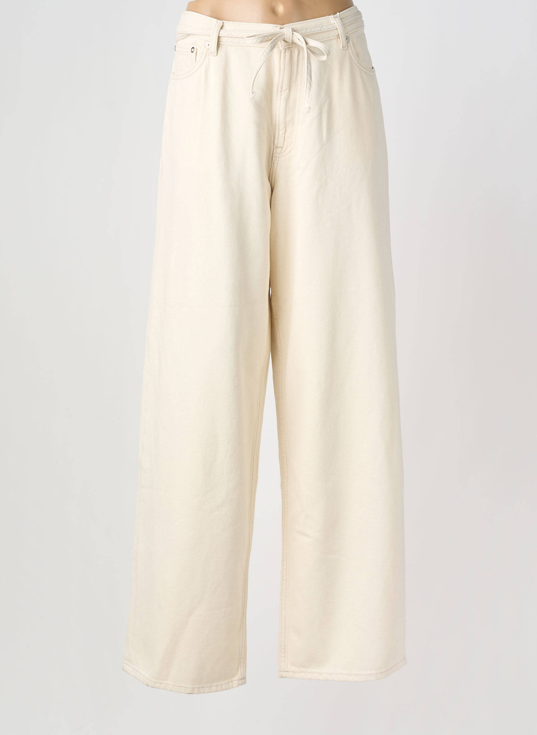 Jeans coupe large stretch taille normale beige SAMSOE & SAMSOE femme