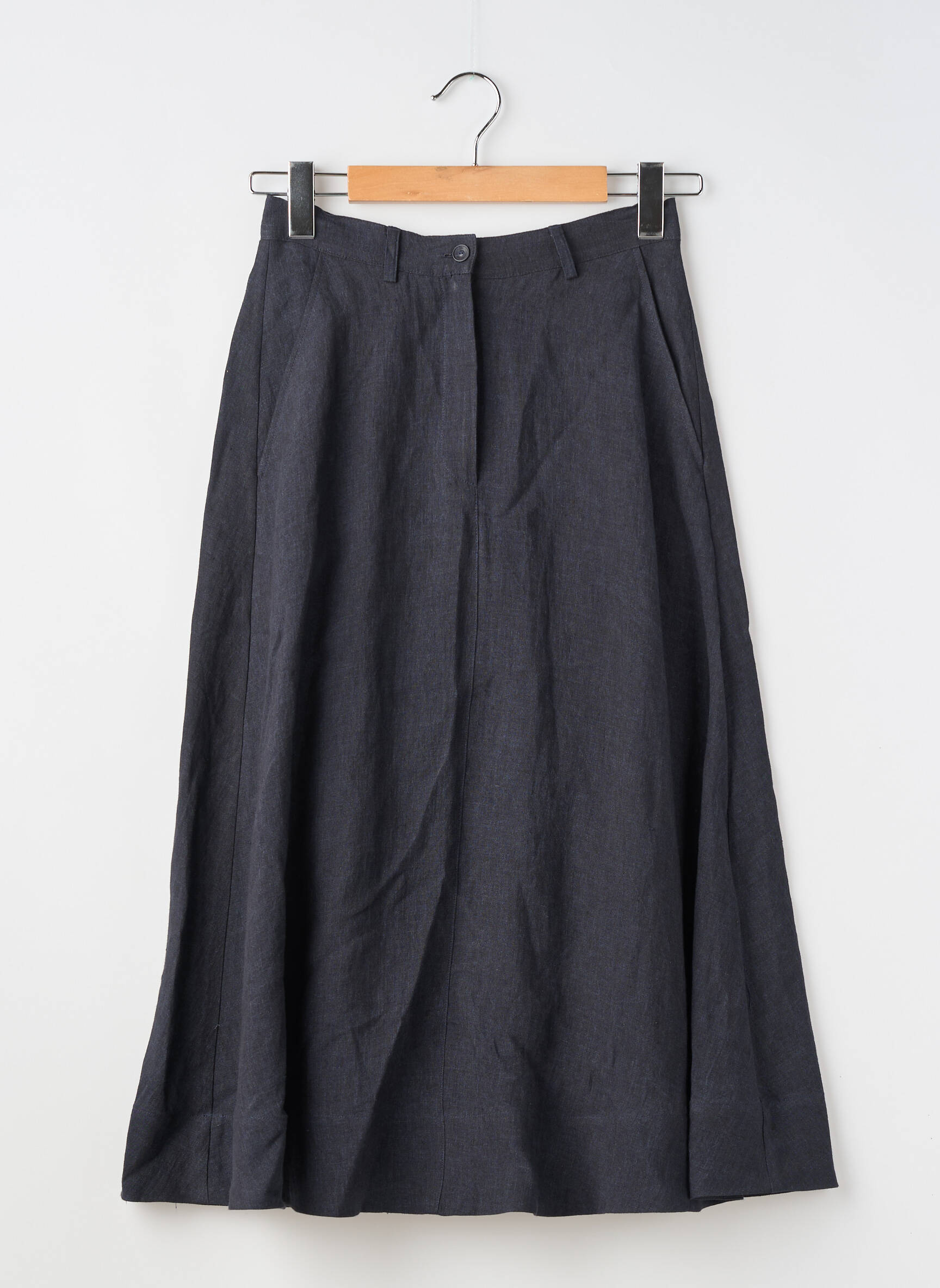 Jupe longue taille normale bleu DIEGA femme