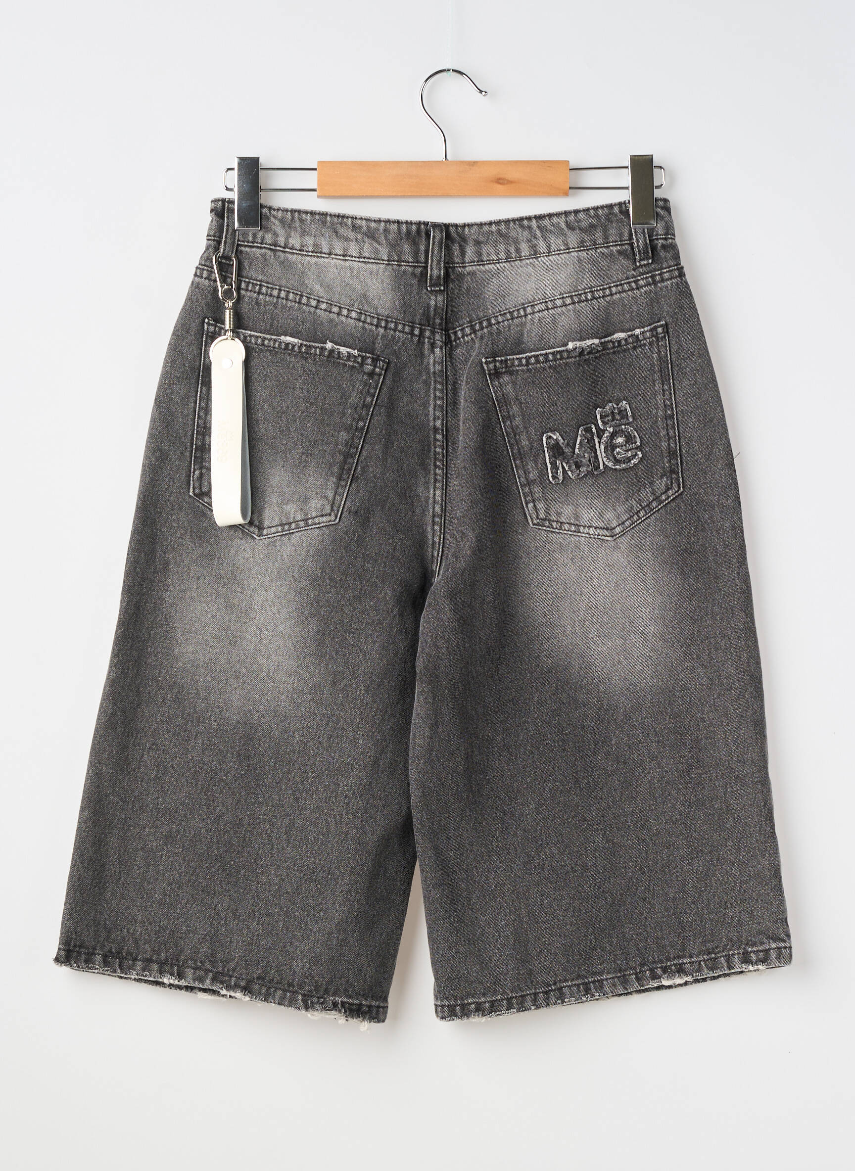 Jupe short stretch gris ME369 femme
