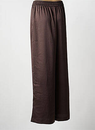 Pantalon large tissage crêpe taille normale marron SAMSOE & SAMSOE femme
