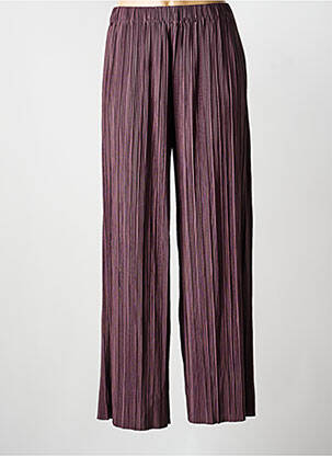Pantalon large coupe fluide taille normale marron SAMSOE & SAMSOE femme