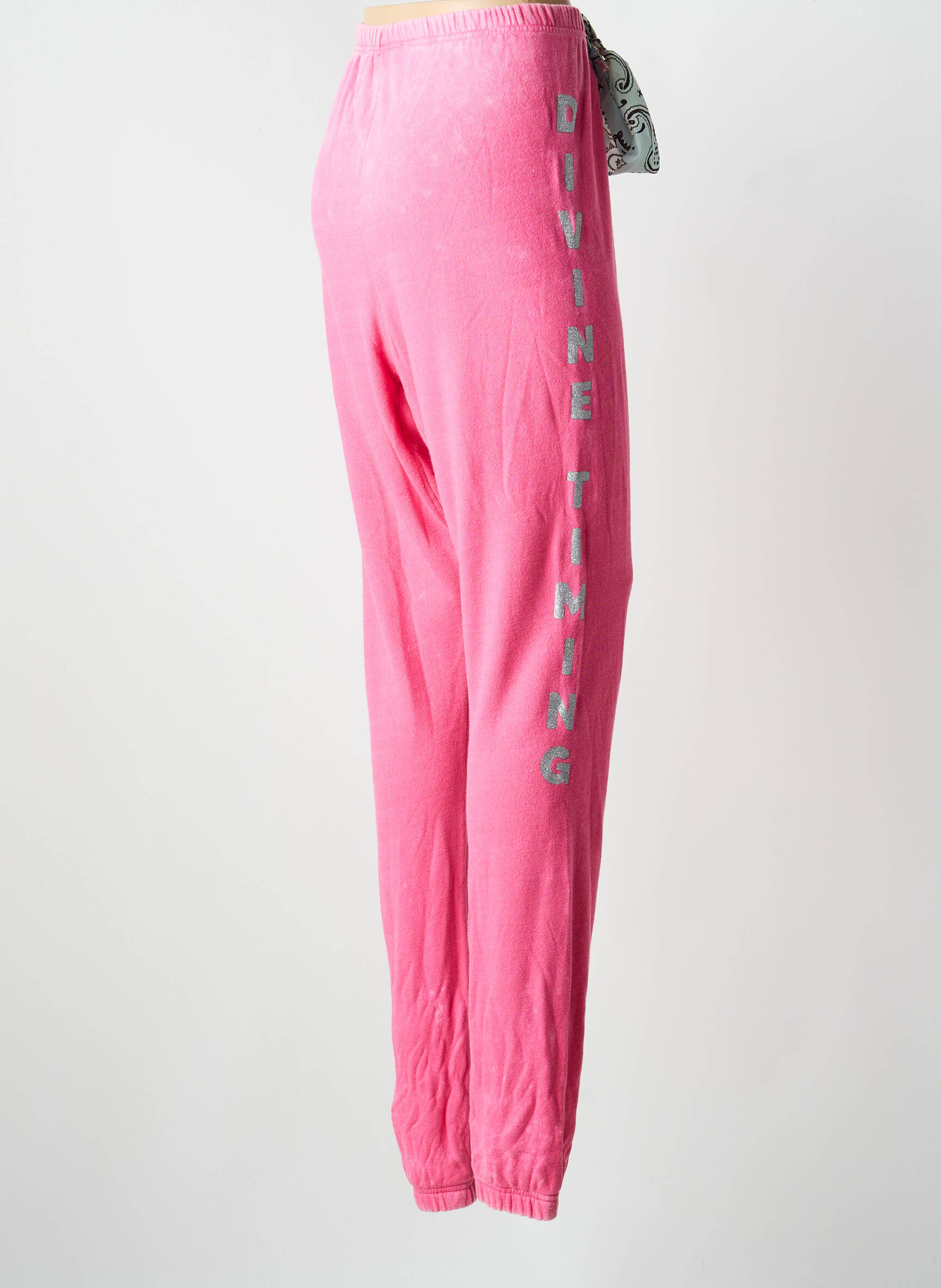 Jogging taille haute taille haute rose ONE TEE femme