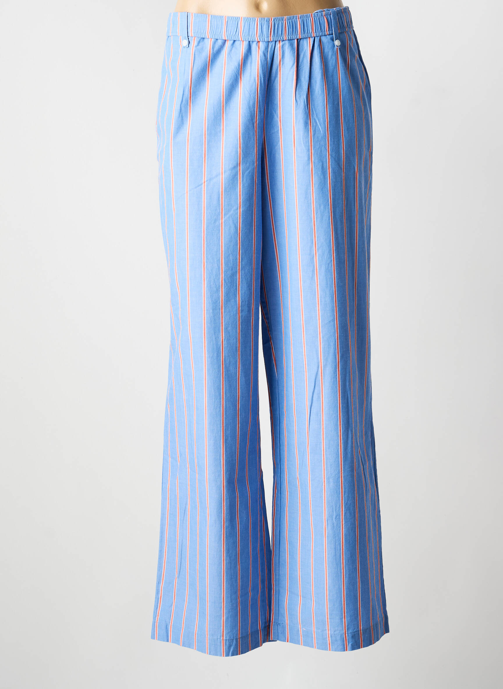 Pantalon large poches taille normale bleu MKT STUDIO femme
