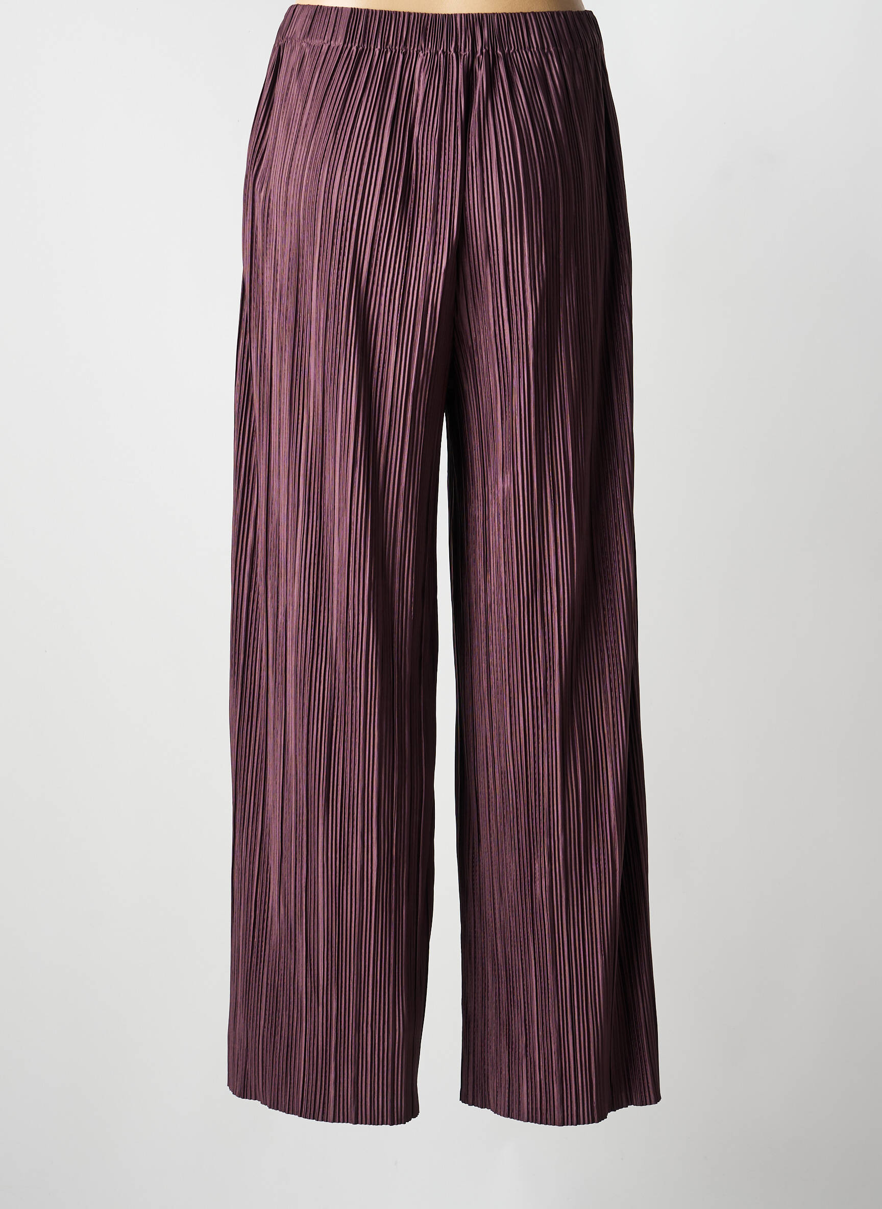 Pantalon large coupe fluide taille normale marron SAMSOE & SAMSOE femme