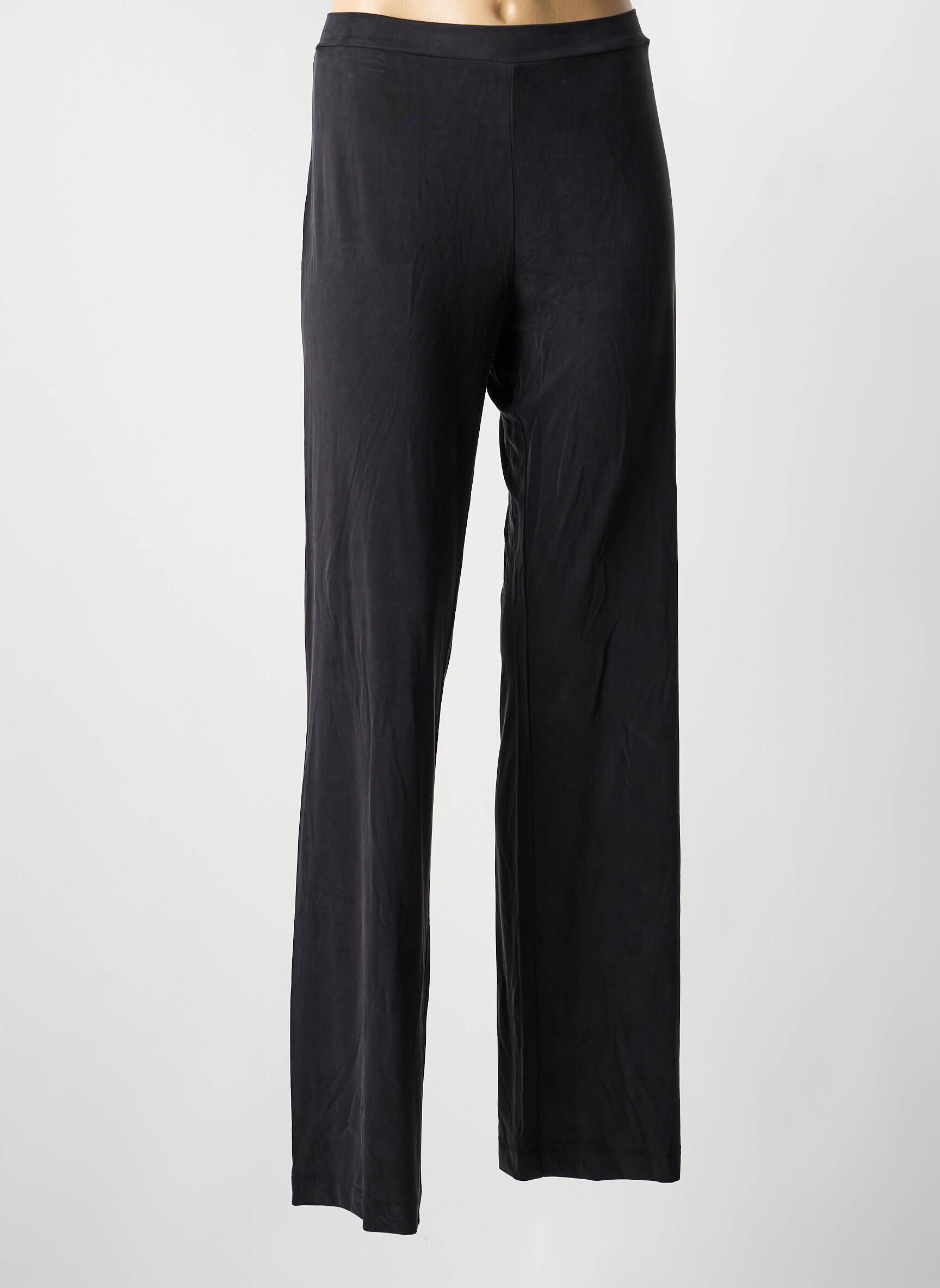 Pantalon droit stretch taille normale noir ROUJE femme