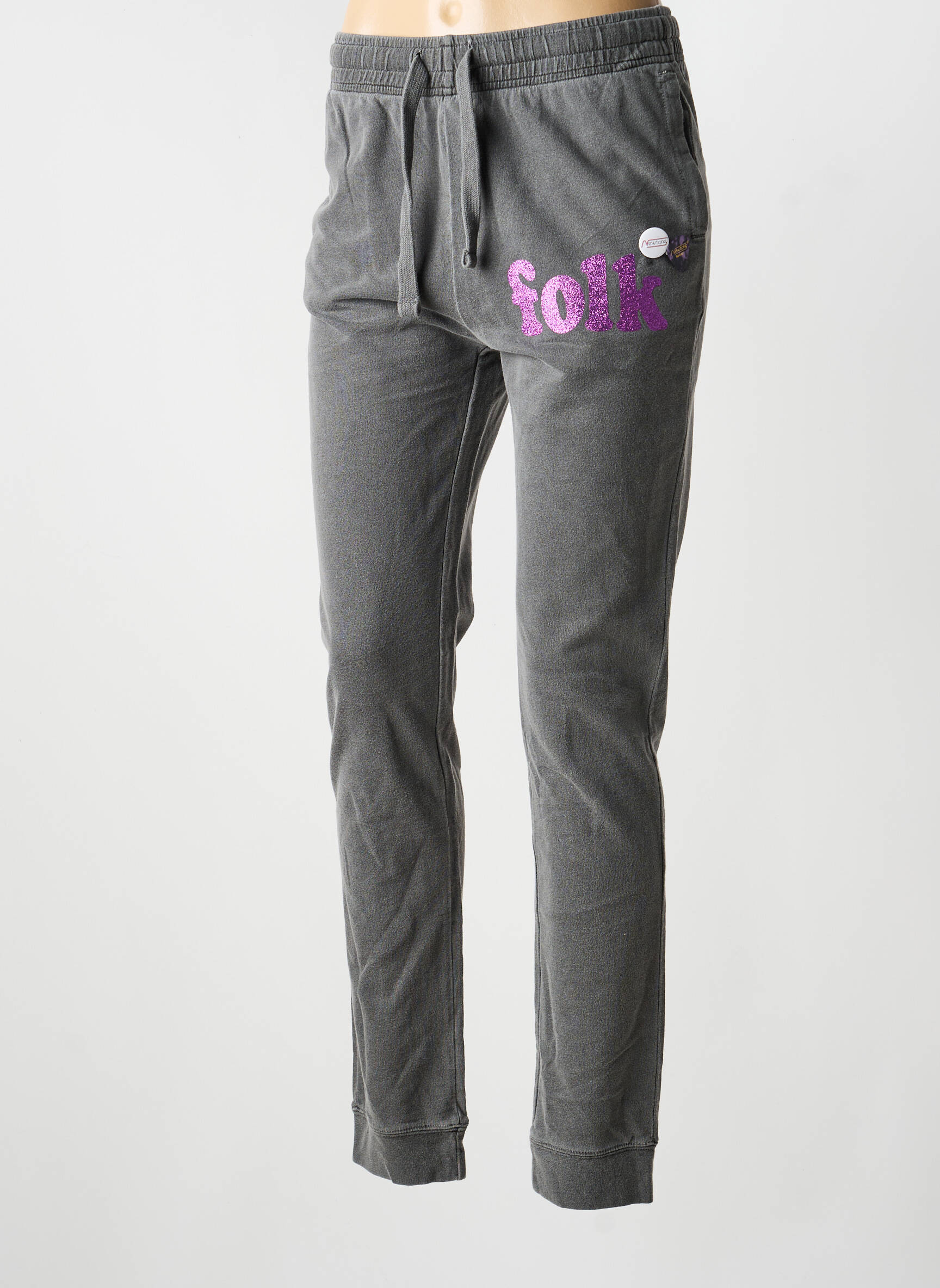 Jogging stretch taille normale gris NEWTONE femme