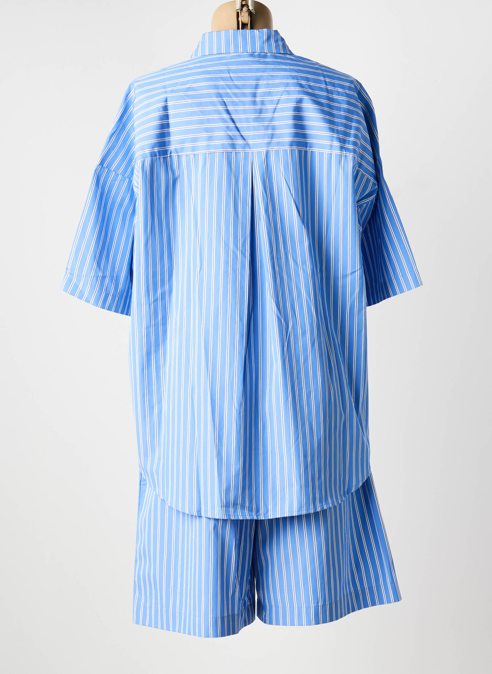 Pyjama manches courtes bleu ANDREA LEV femme