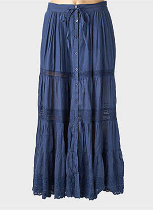 Jupe longue doublure bleu VANESSA BRUNO femme