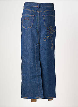 Jupe longue taille haute bleu GANNI femme