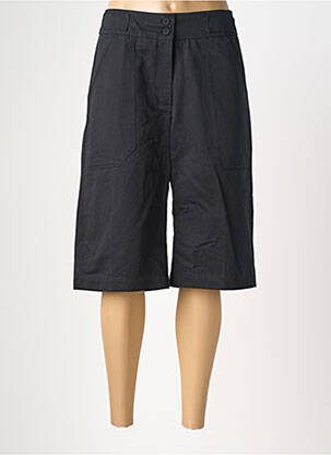 Bermuda taille à pinces taille normale noir DIEGA femme