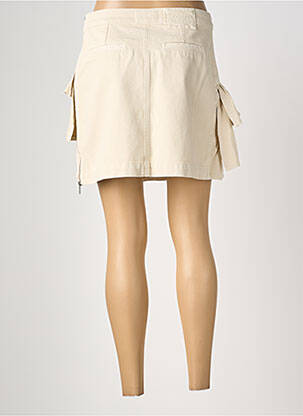 Jupe courte coupe droite beige ESSENTIEL ANTWERP femme
