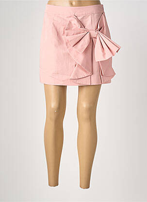 Jupe courte coupe droite rose ESSENTIEL ANTWERP femme