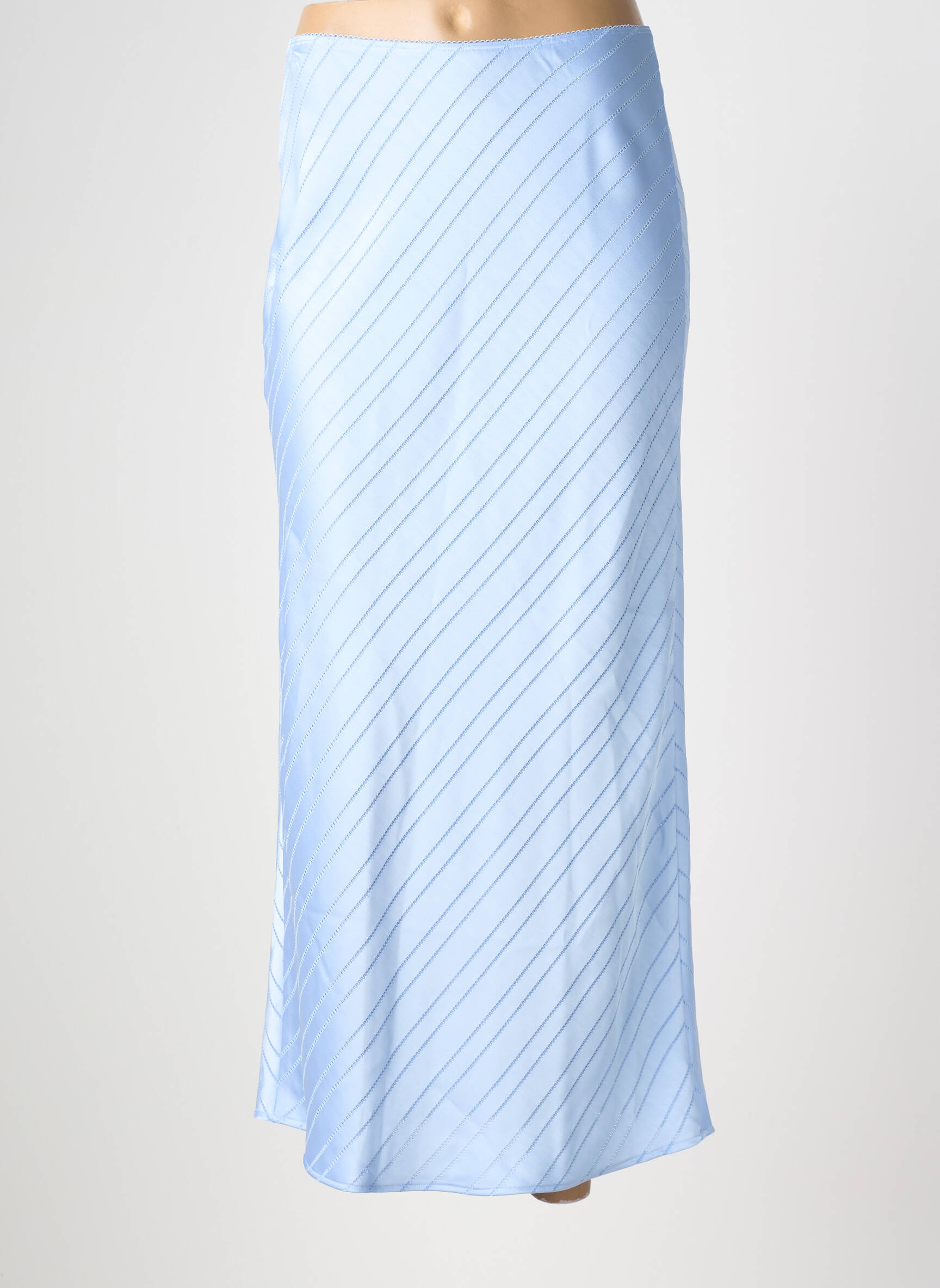 Jupe longue taille élastique bleu SAMSOE & SAMSOE femme