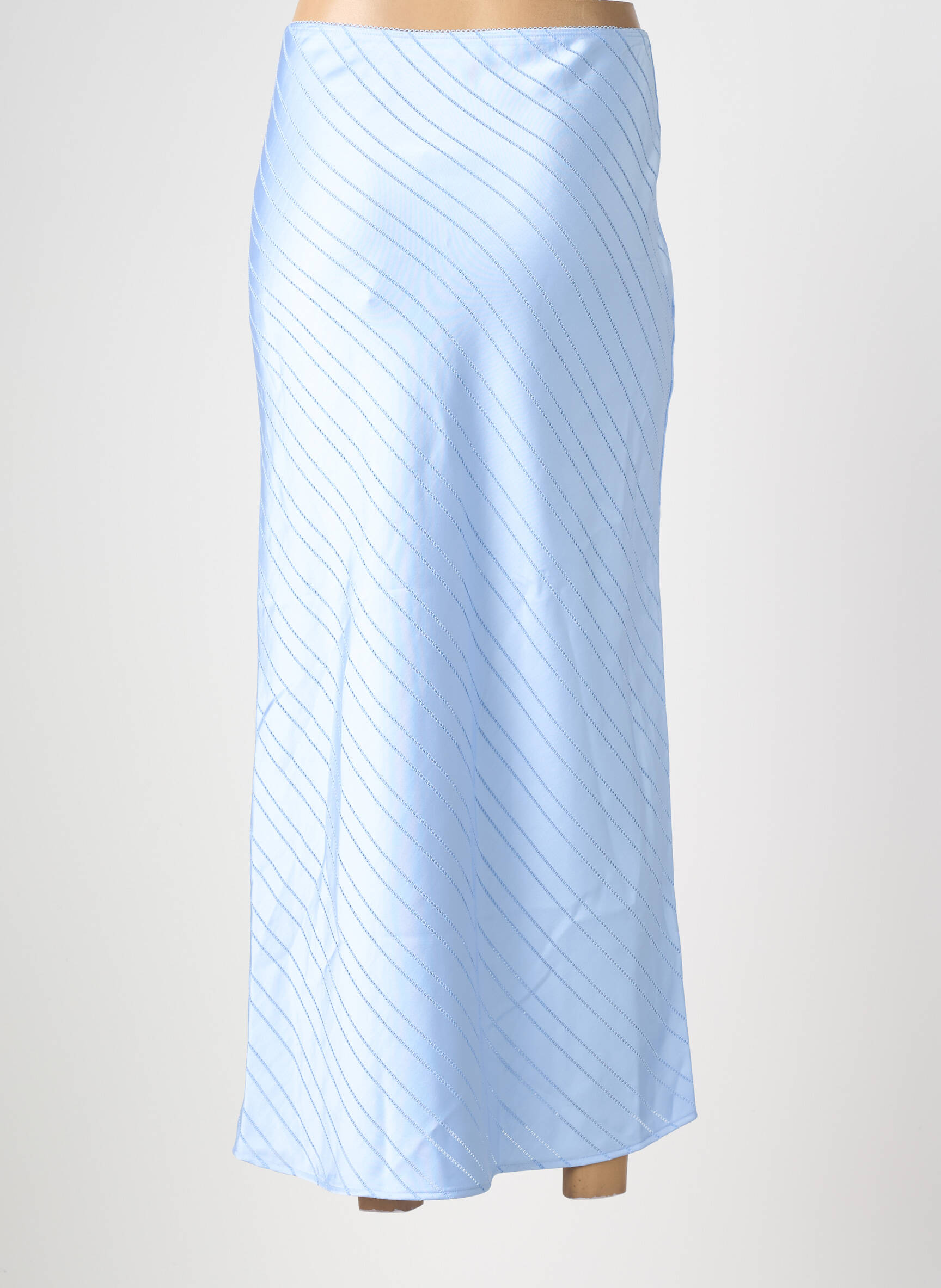 Jupe longue taille élastique bleu SAMSOE & SAMSOE femme