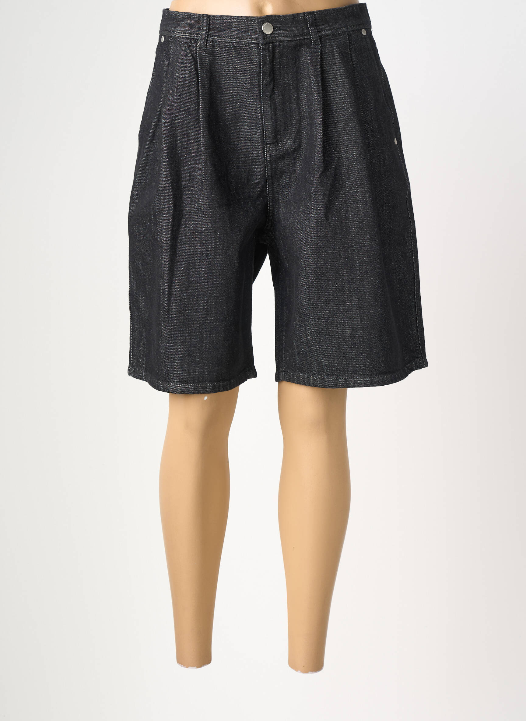 Bermuda taille à pinces taille normale noir BARBOUR femme