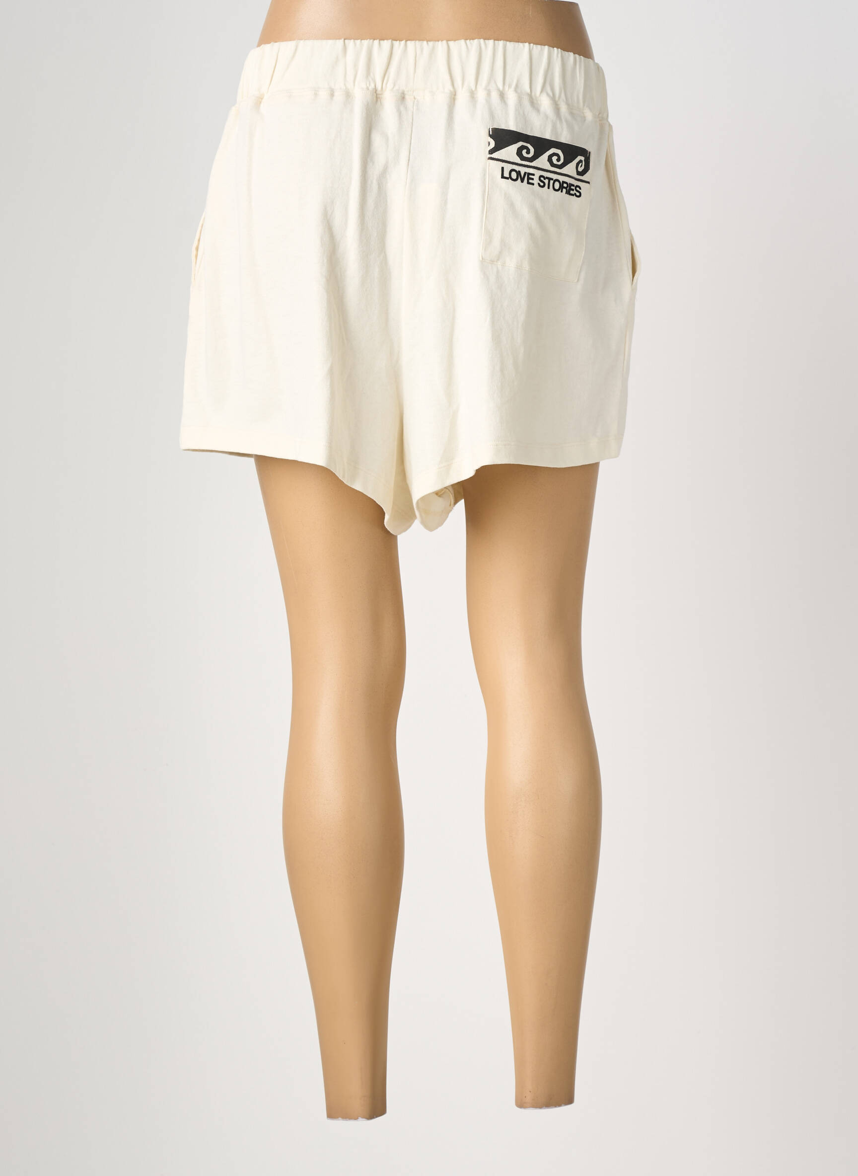 Short taille normale taille normale beige LOVE STORIES femme