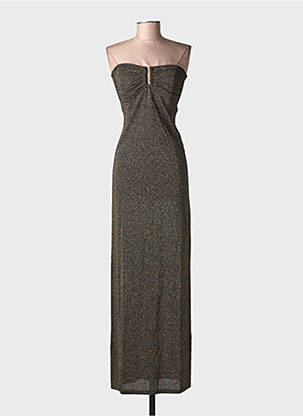 Robe longue sans manche sans manche or BELIZA femme