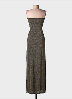 Robe longue sans manche sans manche or BELIZA femme