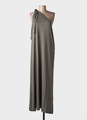 Robe longue sans manche sans manche vert DIEGA femme