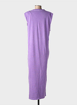Robe longue sans manche sans manche violet NEWTONE femme