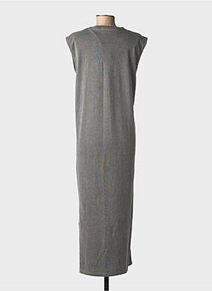 Robe longue sans manche sans manche gris NEWTONE femme