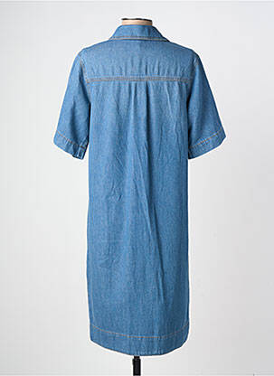 Robe mi-longue manches courtes manches courtes bleu GERARD DAREL femme