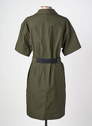 Robe mi-longue manches courtes manches courtes vert GERARD DAREL femme