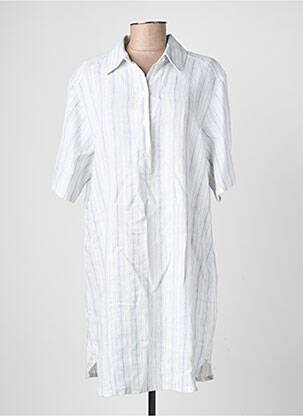 Robe courte manches courtes manches courtes bleu SAMSOE & SAMSOE femme