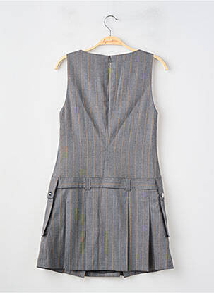 Robe courte sans manche sans manche gris GANNI femme