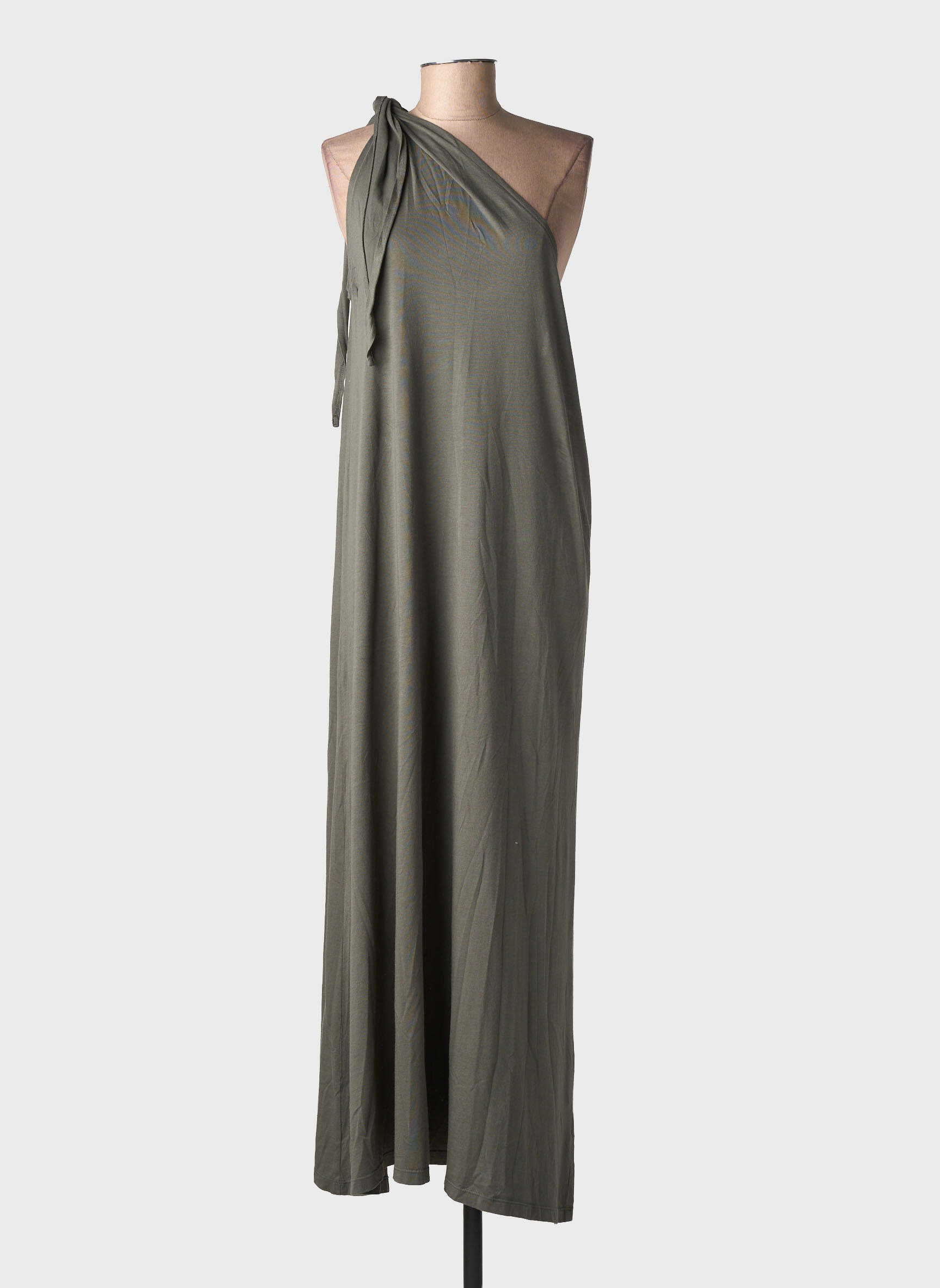 Robe longue sans manche sans manche vert DIEGA femme