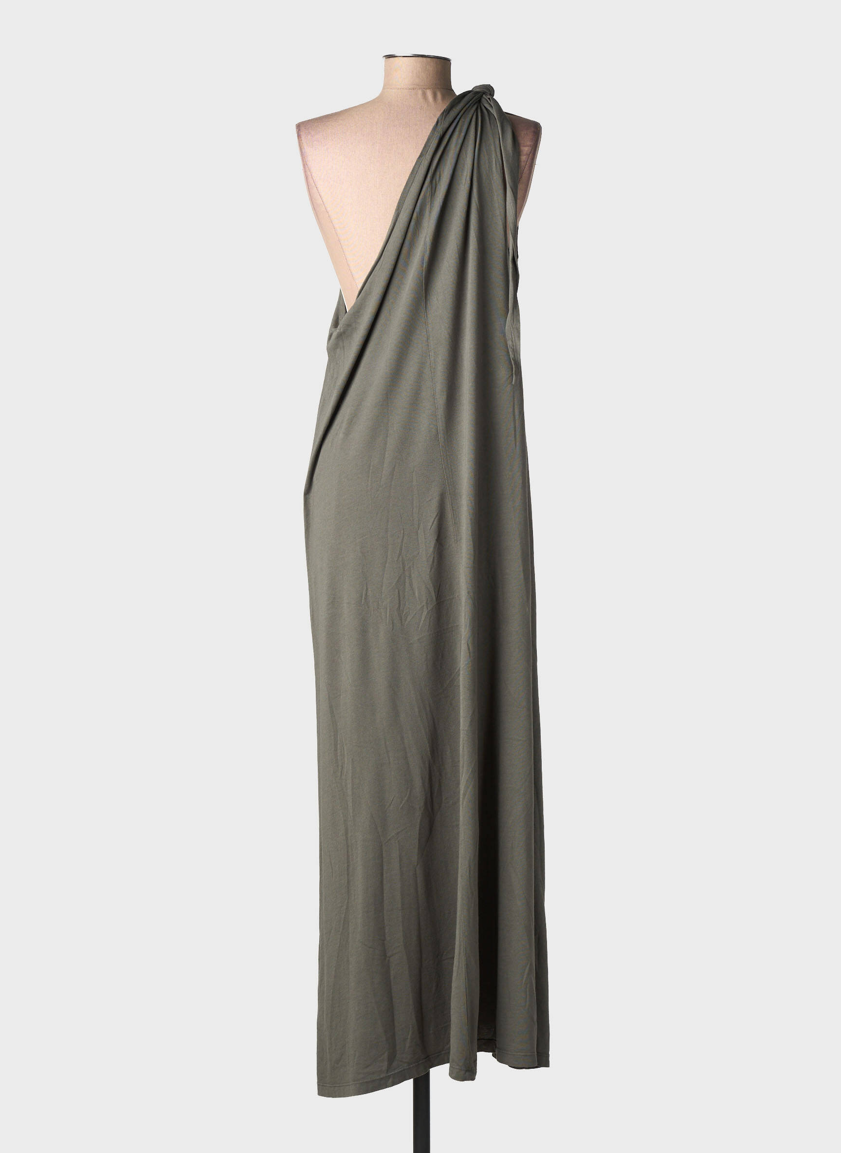 Robe longue sans manche sans manche vert DIEGA femme