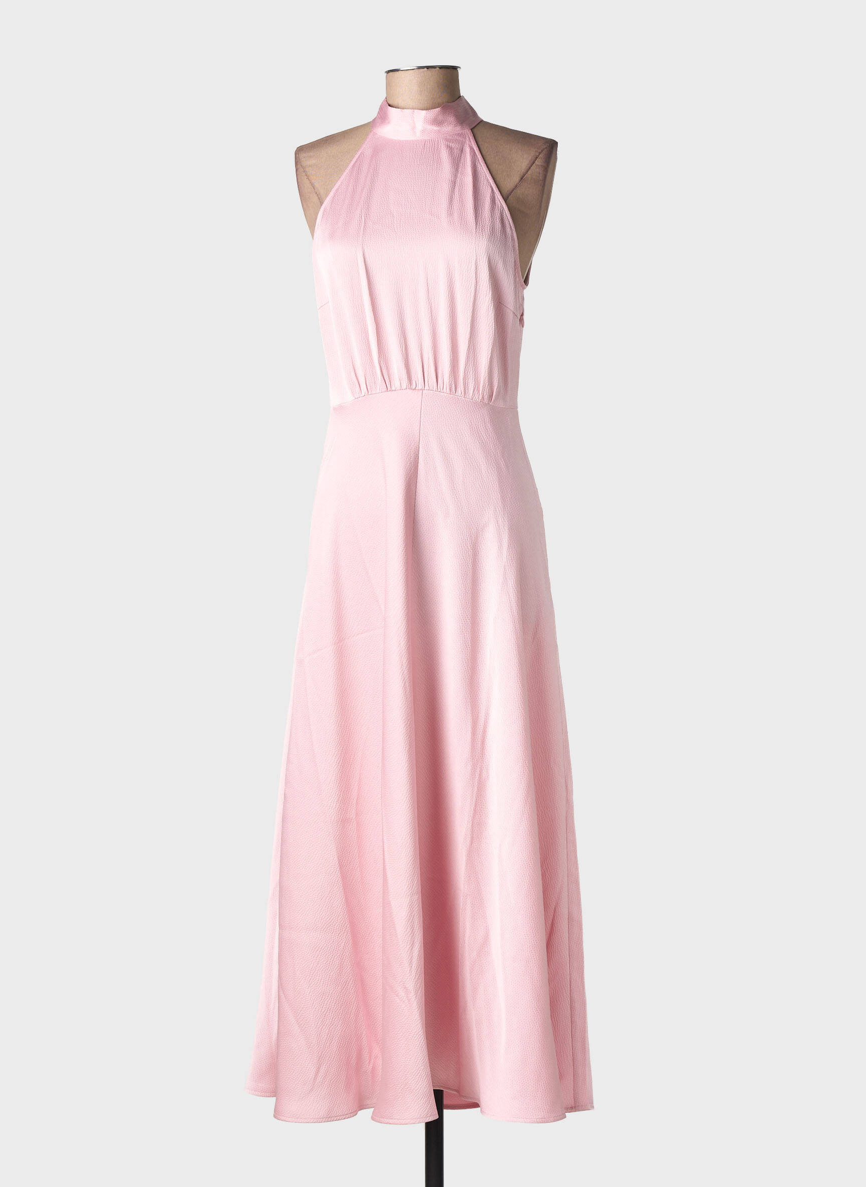 Robe longue sans manche sans manche rose SAMSOE & SAMSOE femme