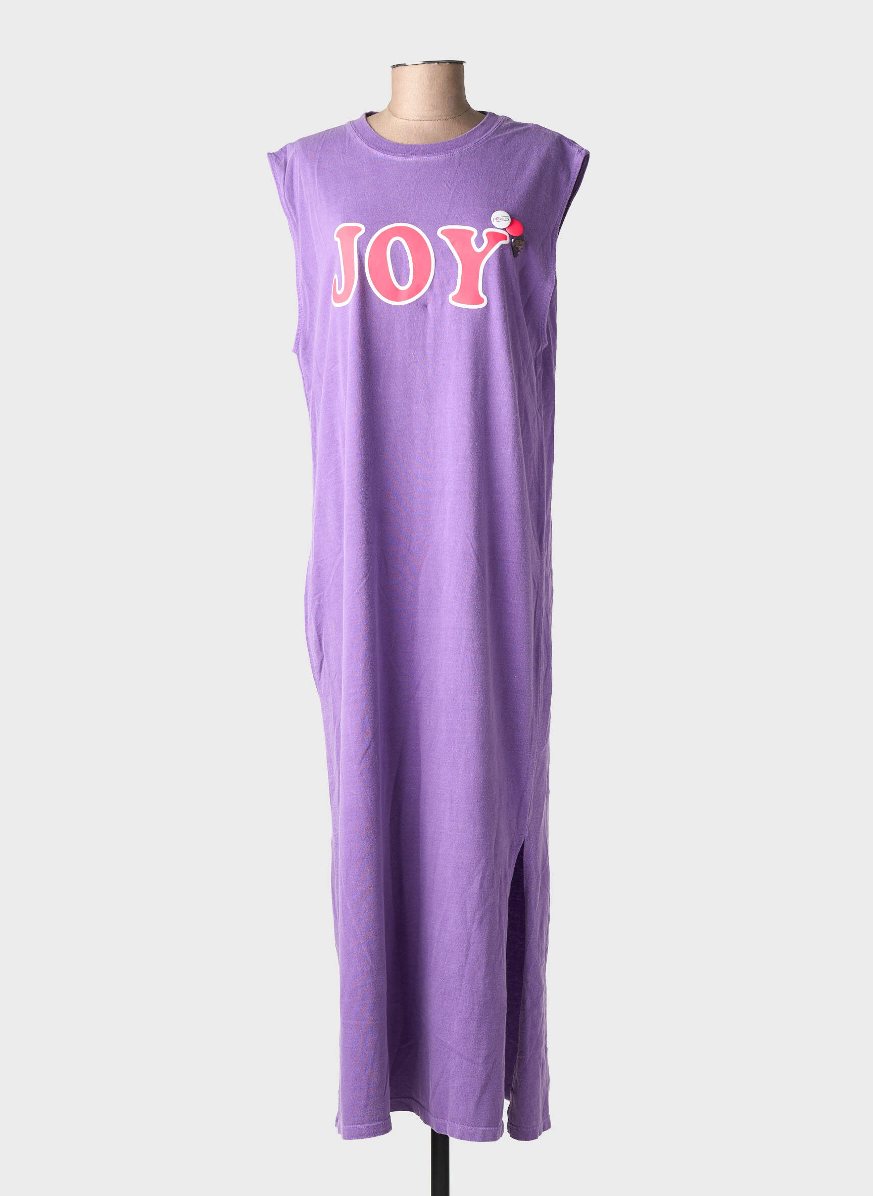 Robe longue sans manche sans manche violet NEWTONE femme