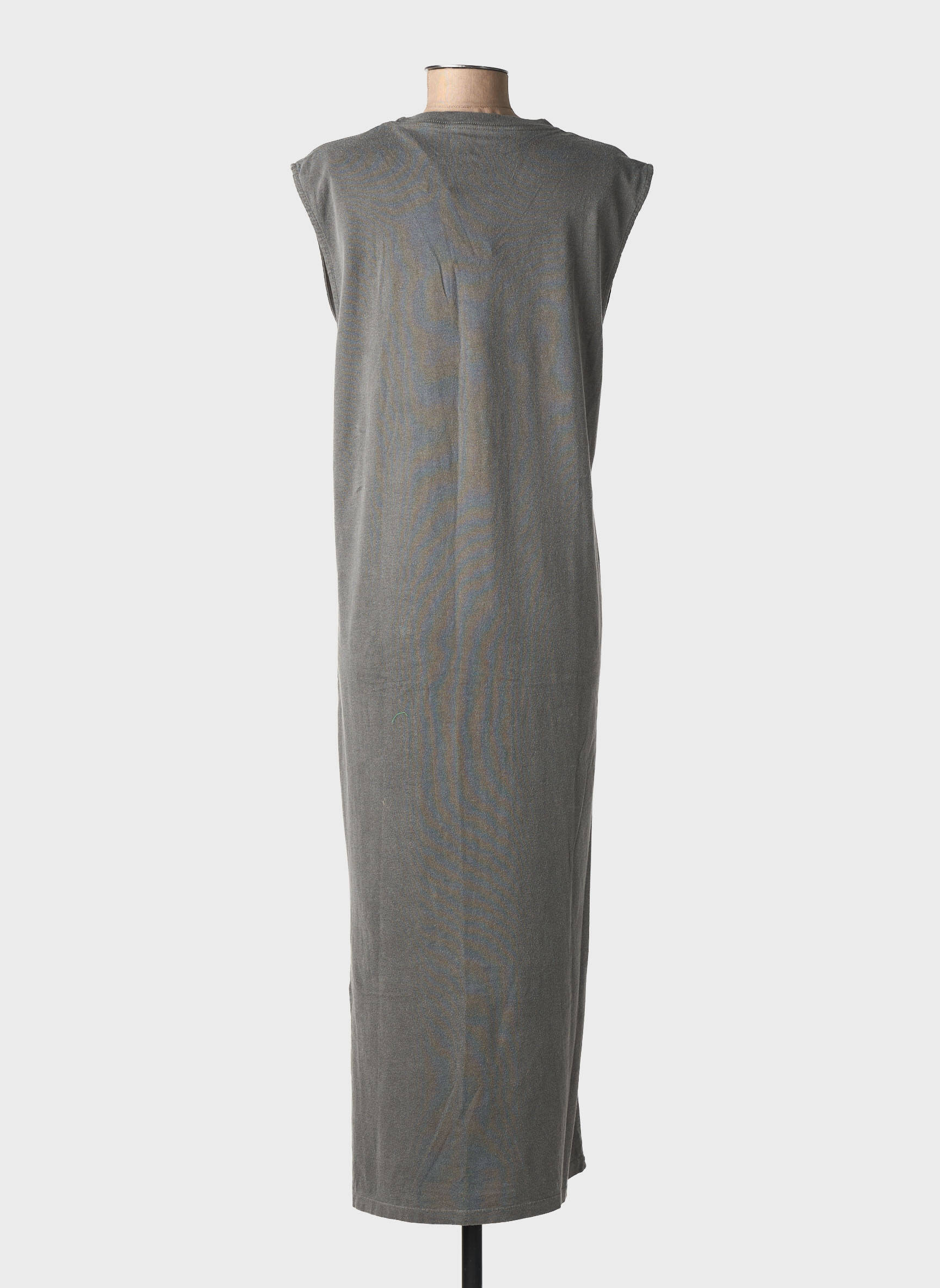 Robe longue sans manche sans manche gris NEWTONE femme