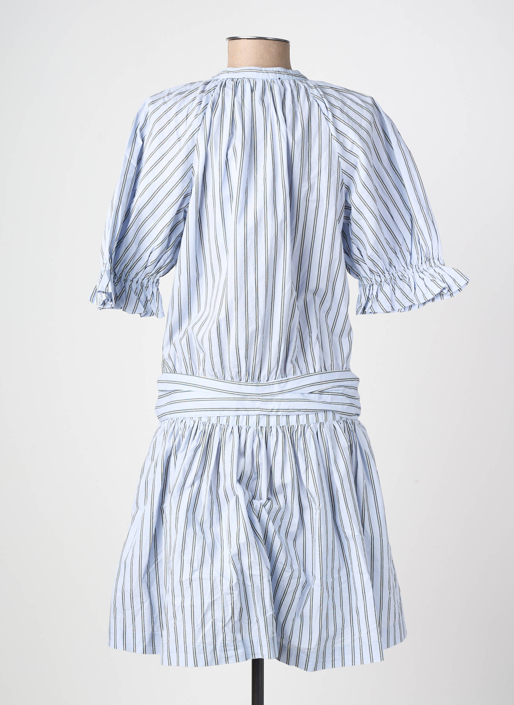 Robe courte manches 3/4 manches 3/4 bleu ESSENTIEL ANTWERP femme