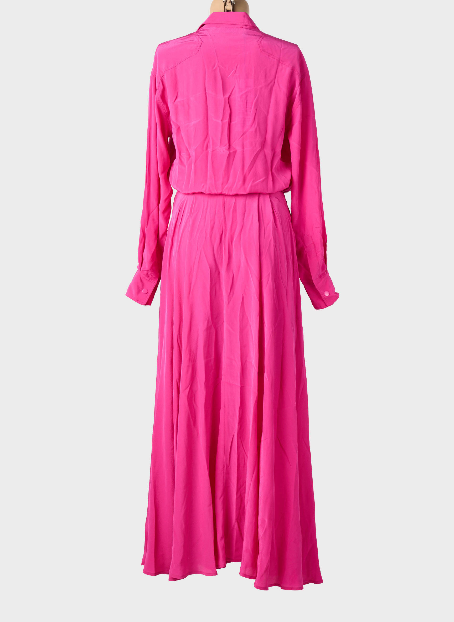 Robe longue manches longues manches longues rose ESSENTIEL ANTWERP femme