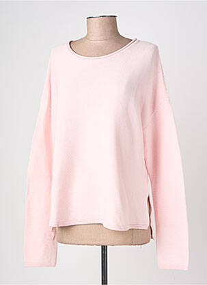 Pull coupe droite manches longues rose BARBOUR femme