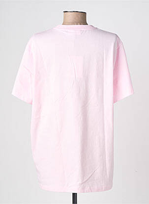 T-shirt coupe droite manches courtes rose GANNI femme