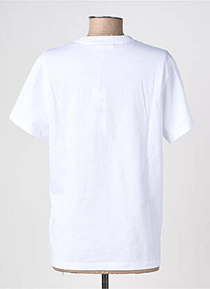 T-shirt coupe droite manches courtes blanc GANNI femme