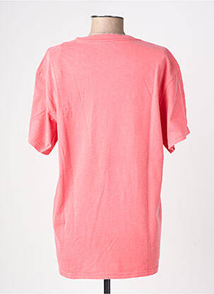 T-shirt coupe droite manches courtes rose NEWTONE femme