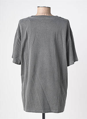 T-shirt coupe droite manches courtes gris NEWTONE femme