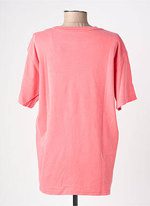 T-shirt coupe droite manches courtes rose NEWTONE femme