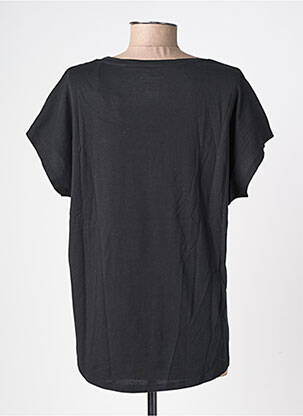 T-shirt col v manches courtes noir NEWTONE femme