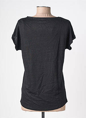 T-shirt coupe droite manches courtes noir NEWTONE femme