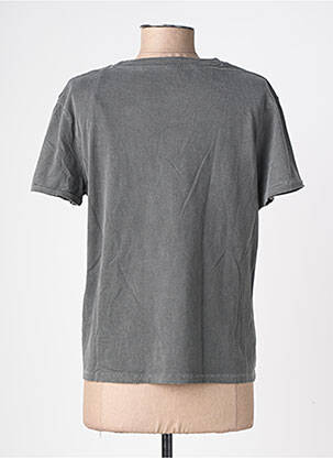 T-shirt coupe droite manches courtes gris NEWTONE femme