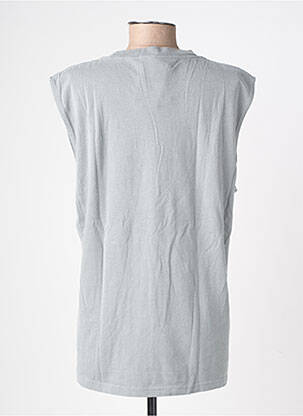 Débardeur coupe droite sans manche gris NEWTONE femme