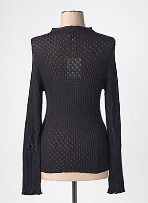 Pull coupe droite manches longues noir ROUJE femme